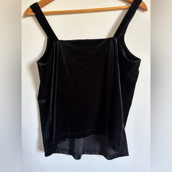 NWT Old Navy Black Velvet Classic Neutral Tank Top Size Medium - Picture 7 of 9
